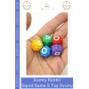 #Oyuncak Çocuk Eğitici Zeka Geliştirici Kumlu Ağır Renkli Strateji Seti Squid Game 5 Taş Oyunu