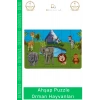 #Puzzle Eğitici Ahşap Puzzle Oyuncak Çocuk Gelişim Seti Doğal Hobi Orman Hayvanları 24 Parça