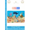 #Puzzle Eğitici Doğal Materyal Çocuk Gelişim Destekli Ahşap Puzzle Denizaltı Balıklar 24 Parça