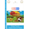 #Puzzle 3 Yaş Üzeri Eğitici Oyuncak Doğal Dayanıklı Hediye Seti Ahşap Puzzle Köpek Kedi 24 Parça