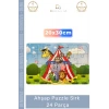 #Puzzle Eğitici Oyuncak El Göz Koordinasyonu Geliştiren Dayanıklı Ahşap Puzzle Sirk 24 Parça