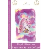 #HatıraDefteri Peluş Çiçekli Desenli A5 Boyut 80 Yaprak Renkli Unicorn Tasarımlı Hatıra Defteri
