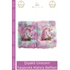 #HatıraDefteri Peluş Çiçekli Desenli A5 Boyut 80 Yaprak Renkli Unicorn Tasarımlı Hatıra Defteri