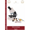 #Mikroskop 1200X Büyütme Profesyonel Bilimsel Eğitim Taşınabilir LED Aydınlatma Stem Mikroskop Seti
