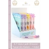 #FigürlüKalem Işıklı LED Ergonomik 07 Uçlu Okul Kırtasiye Hediyelik Figürlü Dinazor Tasarımlı Kalem - 1 Adet