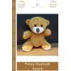 #Oyuncak Kaliteli Yumuşak Antialerjik 25 cm Sevimli Hediye Bebek Kahverengi Peluş Oyuncak Ayıcık