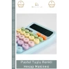 #HesapMakinesi Estetik Pastel Ergonomik Ofis Okul Fonksiyonel Büyük Ekran Tuşlu Renkli Hesap Makinesi