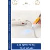 #VoltajCihazı LED Işıklı Sesli Uyarı Hassas Algılama Dijital Faz Kontrolü Temassız Voltaj Test Cihazı