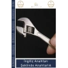 #Anahtarlık Ayarlanabilir Metal Tasarım Hediye Karizmatik İngiliz Anahtarı Şeklinde Anahtarlık