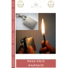 #Anahtarlık Paslanmaz Rüzgara Dayanıklı Doldurulabilir Kompakt Kamp Outdoor Metal Kibrit Anahtarlık