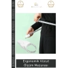 #Mezura Fitness Diyet Profesyonel Ergonomik Otomatik Teleskopik Pim Kilitli Vücut Ölçüm Mezurası