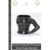 #Bardak Vücut Tasarım Ergonomik Modern Kaliteli Dayanıklı Kahve Çay Porselen Siyah Kupa Bardak