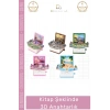#Anahtarlık Minyatür Hediye Aksesuar Kitap Sever Tasarım Çanta Süsü Kitap Şeklinde 3D Anahtarlık