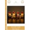 #Fanus Romantik Sevgililer Günü Yıldönümü Işıklı Dekoratif Şeffaf Ayıcıklı Ledli Gül Fanus