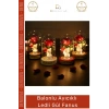 #Fanus Sevgiliye Hediye Romantik Işıklı Dekoratif Işığı Yapay Balonlu Ayıcık Ledli Gül Fanus