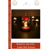#Fanus Sevgiliye Hediye Romantik Işıklı Dekoratif Işığı Yapay Balonlu Ayıcık Ledli Gül Fanus