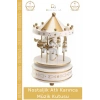 #MüzikKutusu Atlı Karınca Gold Beyaz Kurmalı Hediyelik Estetik Lüks Dekoratif Nostaljik Müzik Kutusu