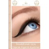 #Eyeliner Siyah Pigmentli Kalıcı Profesyonel Egzersiz Seti Estetik Esnek Uçlu Yaprak Figürlü Eyeliner
