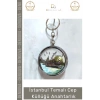 #Anahtarlık İstanbul Şehir Tasarımlı Metal Taşınabilir Kompakt Hediye Temalı Cep Küllüğü Anahtarlık