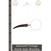 #Büyüteç Vintage Dekoratif Klasik Ofis Hediyelik Antika Şık Lüks Masaüstü Kemik Saplı Büyüteç