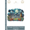 #Magnet Kabartmalı Renkli Dekoratif Şehir Silüeti Hediyelik Hatıra Ahşap İstanbul Temalı Magnet