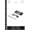 #KalemRadyo Taşınabilir FM Mini Ergonomik Şık Tasarım Portatif Estetik Modern Ses Kalem Radyo Beyaz