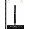 #Kalem Lazer Baskı Uyumlu Mat Profesyonel Prestijli Kurumsal Şık Ofis Metal Roller Kalem Siyah