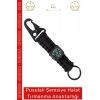#HalatAnahtarlığı Paracord Pusulalı Taktik Dağcılık Kamp Outdoor Askeri Halat Tırmanma Anahtarlığı Siyah