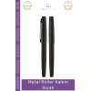 #Kalem Lüks Kurumsal Hediye Prestijli Tasarım Ergonomik Kaliteli İmza Metal Roller Kalem Siyah