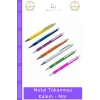 #Kalem Kurumsal Promosyon Lüks Hediye Ergonomik Paslanmaz Şık Tasarım Metal Tükenmez Kalem Mor