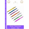 #Kalem Kurumsal Promosyon Lüks Hediye Ergonomik Paslanmaz Şık Tasarım Metal Tükenmez Kalem Mor