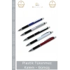 #Kalem Promosyon Kurumsal Logo Baskılı Prestijli Şık Ergonomik Plastik Tükenmez Kalem Gümüş