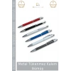 #Kalem Logo Baskılı Kurumsal Hediye Promosyon Lüks Şık Prestijli Ofis Metal Tükenmez Kalem Gümüş