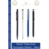 #Kalem Modern Kaliteli Metal Gövde Şık Kurumsal Hediye Ergonomik Tükenmez Touchpen Kalem Mavi