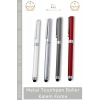 #Kalem Lüks Metal Ofis Hediyesi Dokunmatik Fonksiyonlu Şık Prestijli Touchpen Roller Kalem Füme