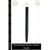 #Kalem Şık Tasarım Lüks Ofis Kırtasiye Kurumsal Hediye Kaliteli Saf Mürekkepli Roller Kalem Siyah - 1 Adet