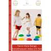 #DengeAdası Çocuk Yarım Küre Kaba Motor Beceri Geliştiren Eğitici Denge Koordinasyon Adası 6lı Set