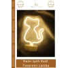#NeonLamba Dekoratif Modern Neon LED Gece Masa Lambası Hediye Estetik Işıklı Kedi Tasarımlı Lamba