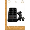#Priz USB Portlu IQ Akıllı Şarj Termal Koruma 2 Metre Bakır Kablo Şık Korumalı 8 Prizli Uzatma