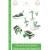 #SolarSet STEM Eğitici Robotik Hobi Fen Set Güneş Enerjili Robot Oluşturma Seti Solar Kit 6 in 1