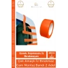 #MontajBandı Turuncu PVC İz Bırakmaz 48mm 25 Metre Oto Ev Ofis Cam Montaj Sabitleme Bandı - 2 Adet