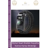 #Bileklik Paracord Dijital Saat Taktik Outdoor Doğa Acil Durum Seti Hayatta Kalma Kamp Bilekliği
