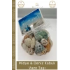 #DenizKabuğu 100 Doğal Dekoratif Marine Rüstik Ekolojik Estetik Şık Deniz Kabuğu Fileli Renkli Mix