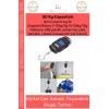 Tartı Dijital Hassas Terazi LCD Ekranlı Taşınabilir Portatif El Terazisi Sağlam Bagaj Tartısı Max 40 Kg