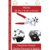 #DelmePensesi 6 Başlıklı Ayarlanabilir Metal Profesyonel Deri Saat Kordonu Delik Açma Kemer Delme Pensesi