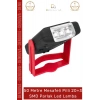 #LedLamba 20 SMD Beyaz Işık 50 Metre Menzil Askılı Pilli Kamp Avcı El Feneri Sert Plastik Parlak Led Lamba