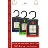 #LedLamba 20 SMD Beyaz Işık 50 Metre Menzil Askılı Pilli Kamp Avcı El Feneri Sert Plastik Parlak Led Lamba