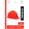 #Baret Essafe CE Belgeli EN397 İş Güvenliği Ayarlanabilir Havalandırmalı Kırmızı Emniyet Bareti
