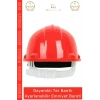 #Baret Essafe CE Belgeli EN397 İş Güvenliği Ayarlanabilir Havalandırmalı Kırmızı Emniyet Bareti