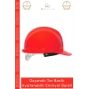 #Baret Essafe CE Belgeli EN397 İş Güvenliği Ayarlanabilir Havalandırmalı Kırmızı Emniyet Bareti
